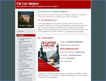 Tablet Screenshot of cielacmajeur.ublog.com