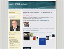 Tablet Screenshot of alainbron.ublog.com
